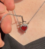 گردنبند ست مدل قلب و شمشیر