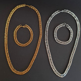 ست گردنبند و دستبد کارتیر استیل اصل