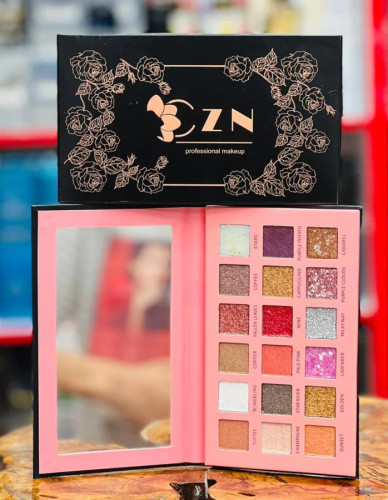 پالت سایه ۱۸ رنگ ZN اورجینال