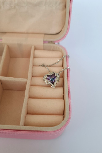 گردنبند قلب جواهری