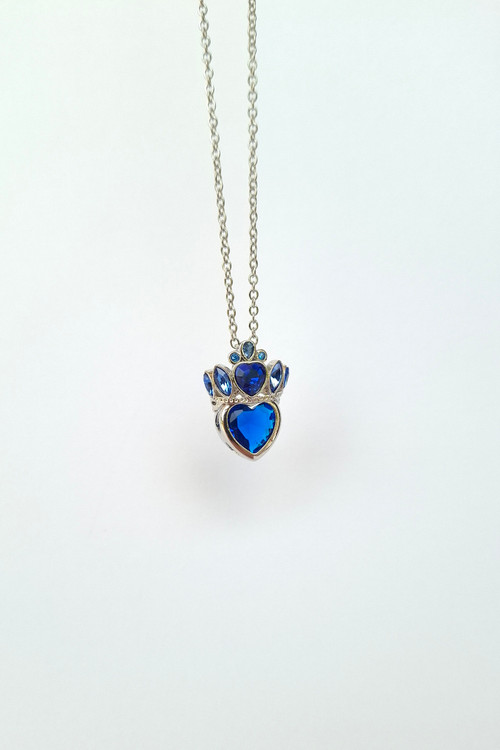 گردنبند رنگ ثابت تاج راپونزل رنگ آبی